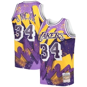 Shaquille O'Neal Los Angeles Lakers Hardwood Classics 1996/97 Hyper Hoops Swingman Jersey Fabulous Purple Perfect for Game Day