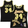 Shaquille O'Neal Los Angeles Lakers Premium 1996/97 Swingman Sidewalk Sketch Jersey Black Ideal for Collectors