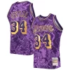 Shaquille O'Neal Los Angeles Lakers Stylish Hardwood Classics 1996/97 Lunar New Year Swingman Jersey Purple Perfect for Game Day