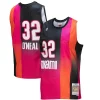 Shaquille O'Neal Miami Heat 2005/06 Hardwood Classics Fabulous Fadeaway Swingman Player Jersey Pink/Black Great for Fans