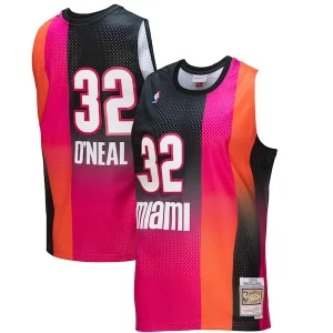 Shaquille O'Neal Miami Heat 2005/06 Hardwood Classics Fabulous Fadeaway Swingman Player Jersey Pink/Black Great for Fans