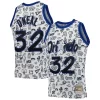 Shaquille O'Neal Orlando Magic 1994/95 Hardwood Classics Doodle Swingman Stylish Player Jersey White Perfect for Game Day