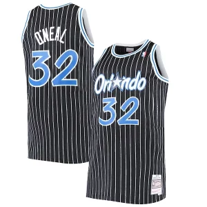 Shaquille O'Neal Orlando Magic Big & Eye - catching Tall Hardwood Classics Jersey Black Great for Fans