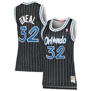 Shaquille O'Neal Orlando Magic Women's 1995/96 Hardwood Premium Classics Swingman Jersey Black Ideal for Collectors