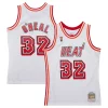Shaquille O'Neal Miami Heat 2007/08 Stylish Hardwood Classics Swingman Jersey White Ideal for Collectors