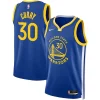 Stephen Curry Golden Fabulous State Warriors Nike Unisex Swingman Jersey Icon Edition Royal/White for Basketball Enthusiasts