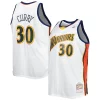 Stephen Curry Golden State Warriors Big & Tall Hardwood Elegant Classics 2008/09 Swingman Jersey White Must - Have for Jerseys Lovers