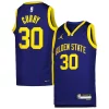 Stephen Curry Golden State Warriors Jordan Brand Youth Swingman Jersey Statement Eye - catching Edition Blue Perfect for Game Day