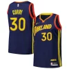 Stephen Curry Golden State Warriors Nike Stylish Swingman Player Jersey City Edition Royal Ideal for Collectors
