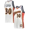 Stephen Curry Golden State Warriors Premium 2009/10 Hardwood Classics Authentic Jersey White for Basketball Enthusiasts