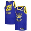 Stephen Curry Trendy Golden State Warriors Nike Swingman Player Jersey Classic Edition Royal Perfect for Game Day