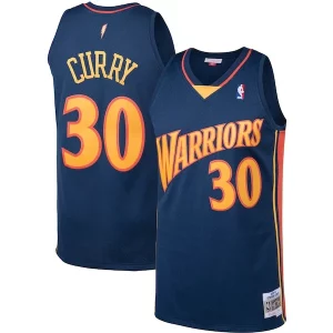 Stephen Fabulous Curry Golden State Warriors 2009/10 Big & Tall Hardwood Classics Swingman Jersey Navy Great for Fans