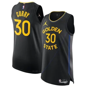 Stephen Premium Curry Golden State Warriors Jordan Brand 2024/25 Authentic Jersey Statement Edition Black Great for Fans