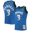 Stephon Marbury Minnesota Timberwolves Chic 1996/97 Hardwood Classics Swingman Jersey Blue Perfect for Game Day