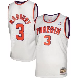 Stephon Marbury Phoenix Suns 2001/02 Trendy Hardwood Classics Swingman Jersey White Ideal for Collectors