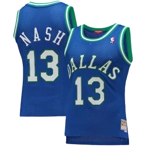 Steve Nash Dallas Mavericks Women's 1998/99 Hardwood Classics Swingman Jersey Trendy Blue Ideal for Collectors
