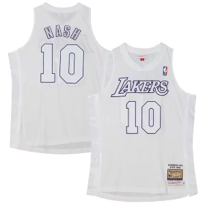 Steve Nash Los Chic Angeles Lakers 2012 Authentic Player Jersey White Must - Have for Jerseys Lovers