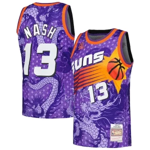 Steve Nash Phoenix Suns 1996/97 Hardwood Elegant Classics Asian Heritage 6.0 Swingman Throwback Player Jersey Purple Great for Fans