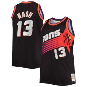 Steve Nash Phoenix Suns Big Eye - catching & Tall 1996/97 NBA 75th Anniversary Diamond Swingman Jersey Black Must - Have for Jerseys Lovers