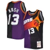 Steve Nash Phoenix Suns Hardwood Classics 1996/97 Split Trendy Swingman Jersey Purple/Black Ideal for Collectors
