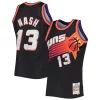 Steve Nash Premium Phoenix Suns 1996/97 Hardwood Classics NBA 75th Anniversary Diamond Swingman Jersey Black for Basketball Enthusiasts