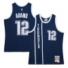 Steven Adams Oklahoma City Thunder Hardwood Classics Elegant Swingman Jersey Navy Must - Have for Jerseys Lovers