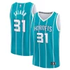 Tidjane Salaun Charlotte Hornets 2024 NBA Draft Fast Break Player Jersey Icon Eye - catching Edition Teal Ideal for Collectors