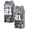 Tim Duncan San Antonio Spurs 1998/99 Hardwood Classics Lunar New Year Swingman Chic Jersey Silver Must - Have for Jerseys Lovers