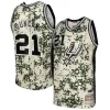 Tim Duncan San Antonio Spurs 2013/14 Swingman Elegant Jersey Camo Ideal for Collectors