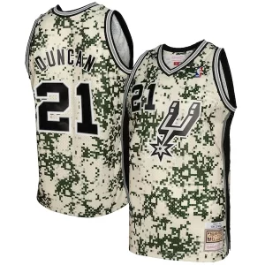 Tim Duncan San Antonio Spurs 2013/14 Swingman Elegant Jersey Camo Ideal for Collectors