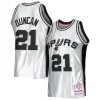 Tim Duncan San Antonio Spurs Premium 1998/99 Hardwood Classics 75th Anniversary Swingman Jersey Platinum Perfect for Game Day