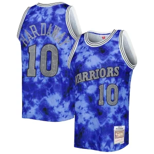 Tim Hardaway Golden State Warriors Fabulous 1990/91 Galaxy Swingman Jersey Blue for Basketball Enthusiasts