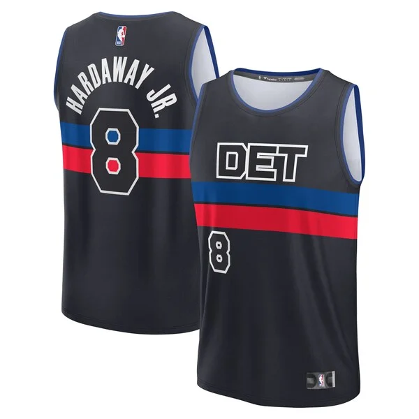 Tim Hardaway Jr. Detroit Pistons Youth Fast Stylish Break Player Jersey Statement Edition Black for Basketball Enthusiasts