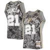 Tim Stylish Duncan San Antonio Spurs Hardwood Classics 1998/99 Lunar New Year Swingman Jersey Black Must - Have for Jerseys Lovers