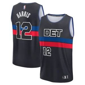 Tobias Chic Harris Detroit Pistons Youth Fast Break Player Jersey Statement Edition Black Perfect for Game Day