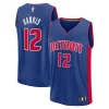Tobias Harris Detroit Pistons Fast Break Unique Replica Player Jersey Icon Edition Blue Ideal for Collectors