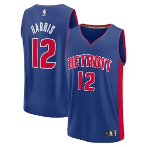 Tobias Harris Detroit Pistons Fast Break Unique Replica Player Jersey Icon Edition Blue Ideal for Collectors