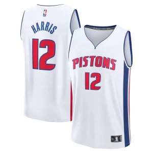 Tobias Harris Detroit Pistons Youth Gorgeous Fast Break Replica Player Jersey Association White Edition for Basketball Enthusiasts