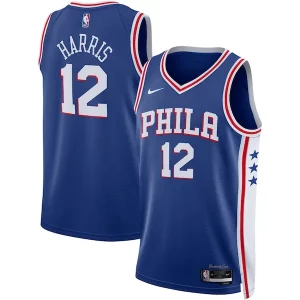 Tobias Harris Philadelphia 76ers Nike Unisex Swingman Jersey Icon Edition Royal Unique Must - Have for Jerseys Lovers