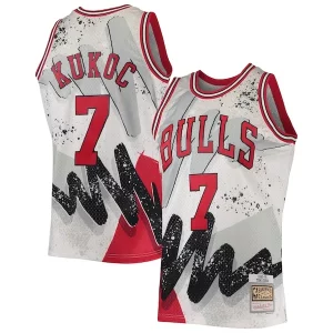 Toni Chic Kukoc Chicago Bulls Hardwood Classics 1995/96 Hyper Hoops Swingman Jersey White Must - Have for Jerseys Lovers