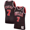 Toni Kukoc Chicago Bulls 1995/96 Hardwood Classics Unique Swingman Jersey Black Must - Have for Jerseys Lovers