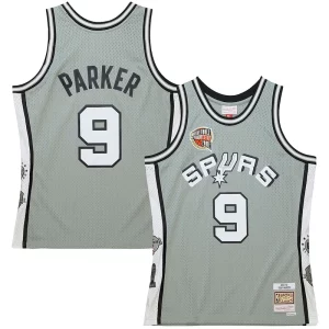 Tony Parker San Antonio Spurs Unisex Hall of Fame Class Stylish of 2023 Throwback Swingman Jersey Gray for Basketball Enthusiasts