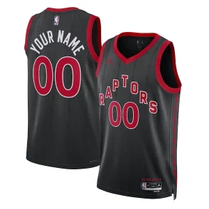 Toronto Raptors Jordan Chic Brand Unisex 2022/23 Swingman Custom Jersey Statement Edition Black for Basketball Enthusiasts