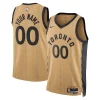 Toronto Raptors Nike Unisex 2023/24 Custom Premium Swingman Jersey Gold City Edition Ideal for Collectors