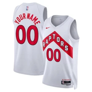 Toronto Raptors Nike Unisex Swingman Custom Jersey White Association Edition Chic Perfect for Game Day