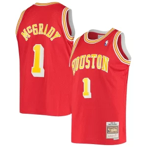 Tracy McGrady Houston Rockets 2001/02 Hardwood Classics Swingman Jersey Red Stylish Perfect for Game Day