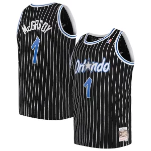 Tracy McGrady Orlando Magic 2003/04 Big & Tall Hardwood Classics Eye - catching Swingman Jersey Black/Blue Great for Fans