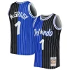Tracy McGrady Orlando Magic Elegant Hardwood Classics 2003/04 Split Swingman Jersey Blue/Black Perfect for Game Day