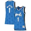 Tracy McGrady Orlando Magic Elegant Women's 2000/01 Hardwood Classics Swingman Jersey Blue for Basketball Enthusiasts