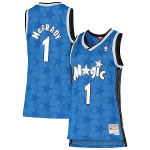 Tracy McGrady Orlando Magic Elegant Women's 2000/01 Hardwood Classics Swingman Jersey Blue for Basketball Enthusiasts